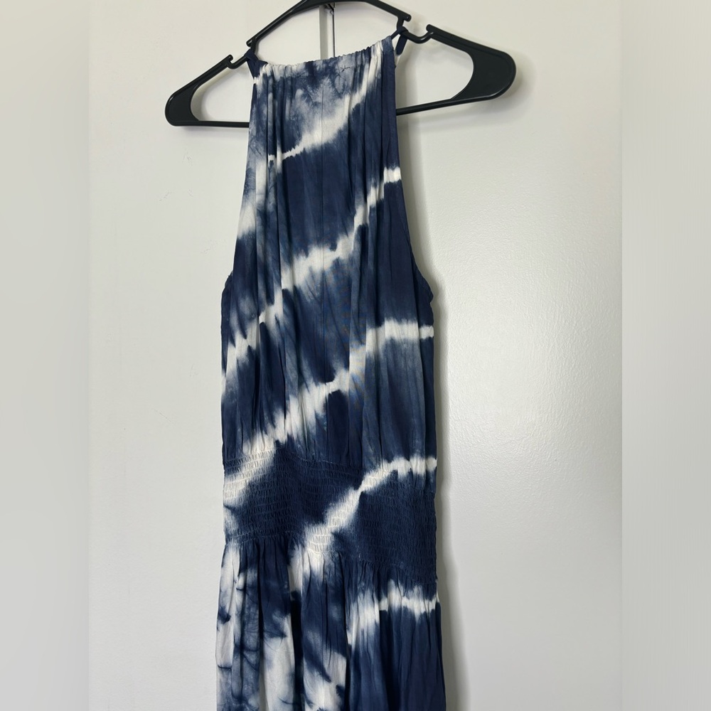 Boutique style printed maxi dress sz M/L - Picture 2 of 7
